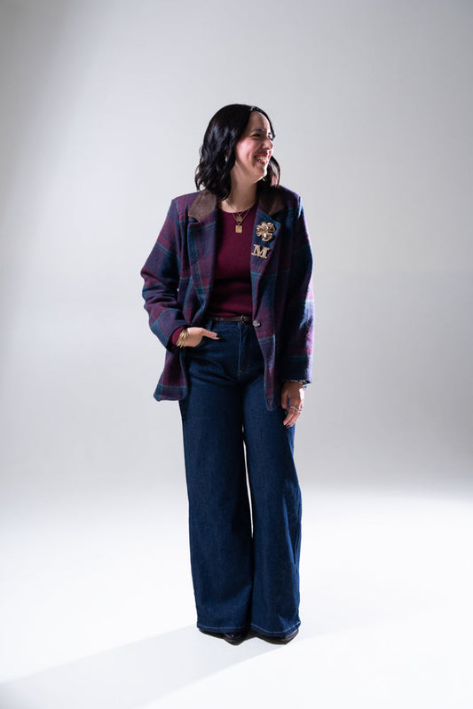 Blazer Moira 4.0 blu burgundy