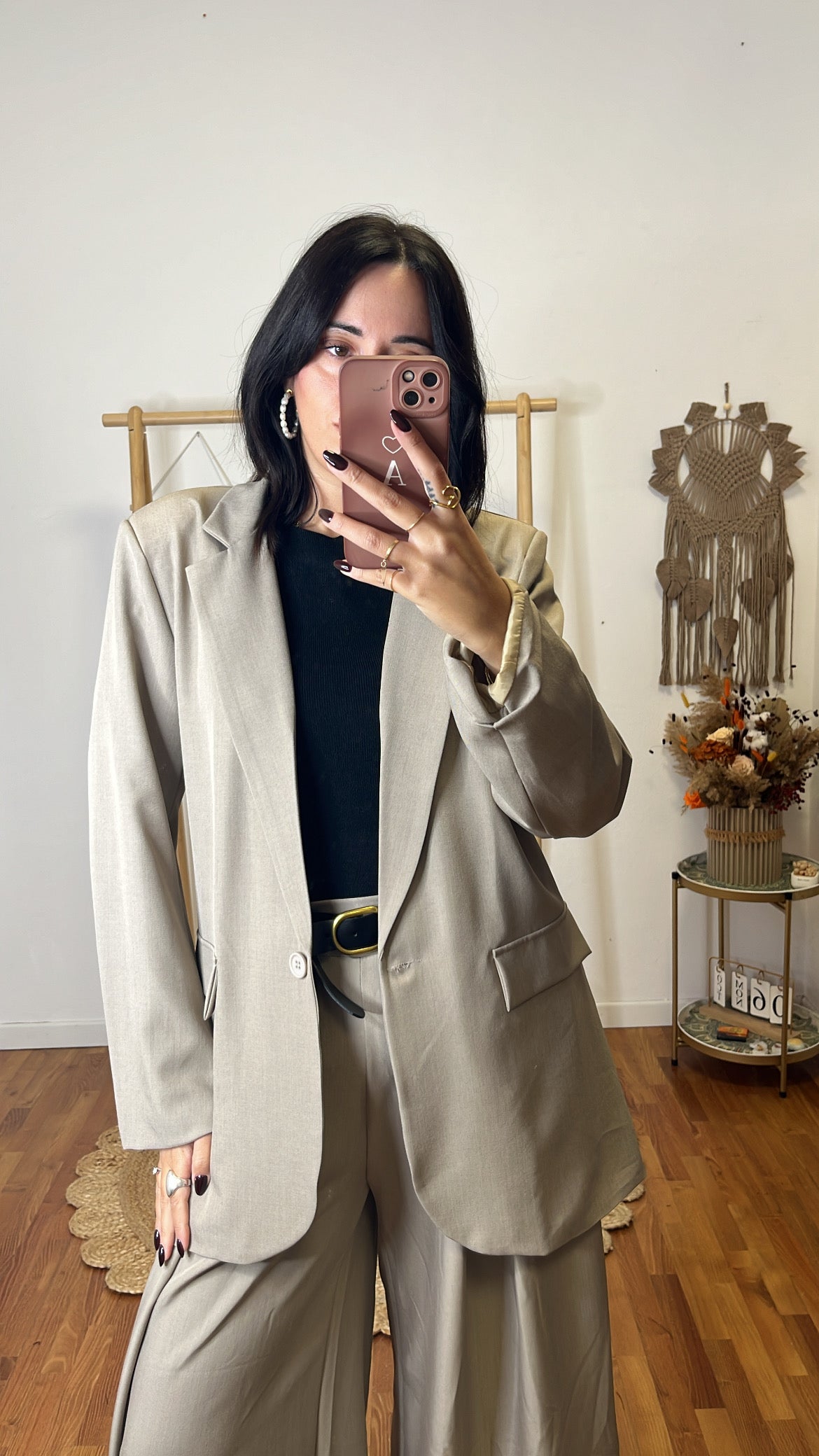 Blazer Rosa beige