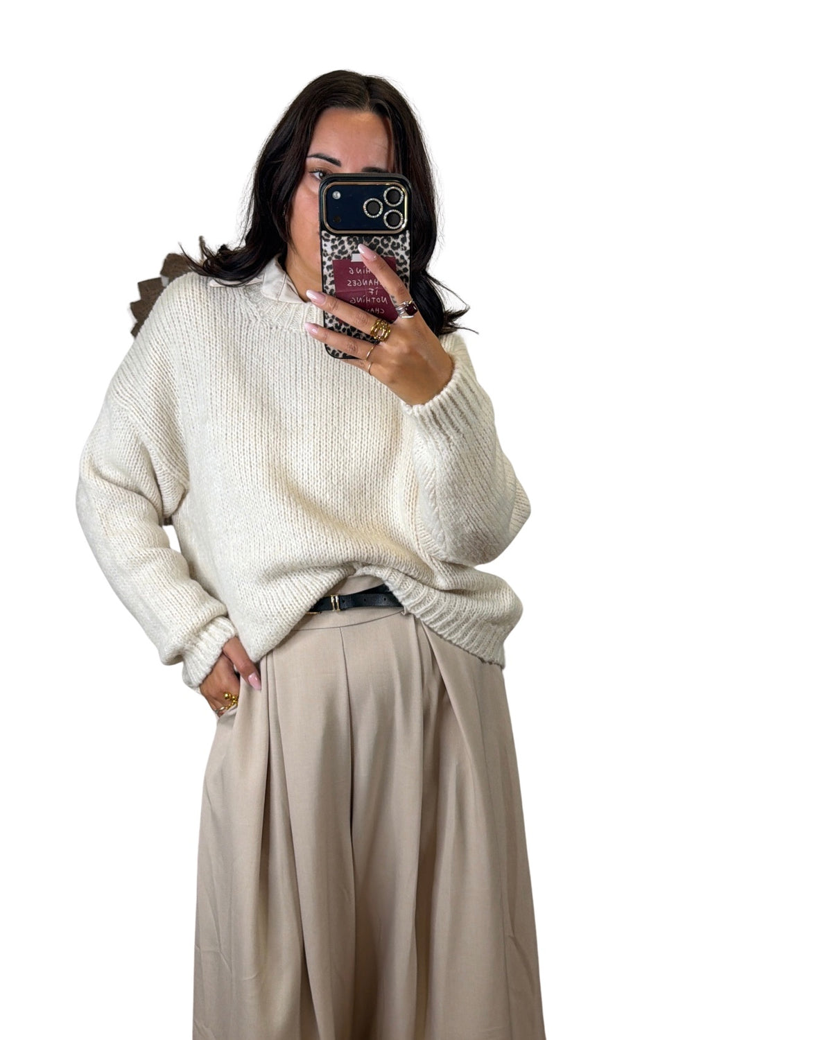 Maglione panna