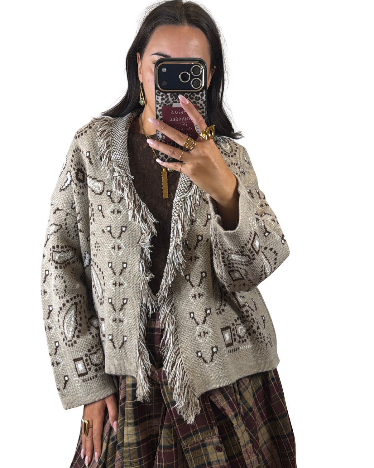 Cardigan beige