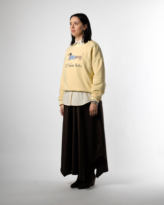 Felpa giallo bassotto