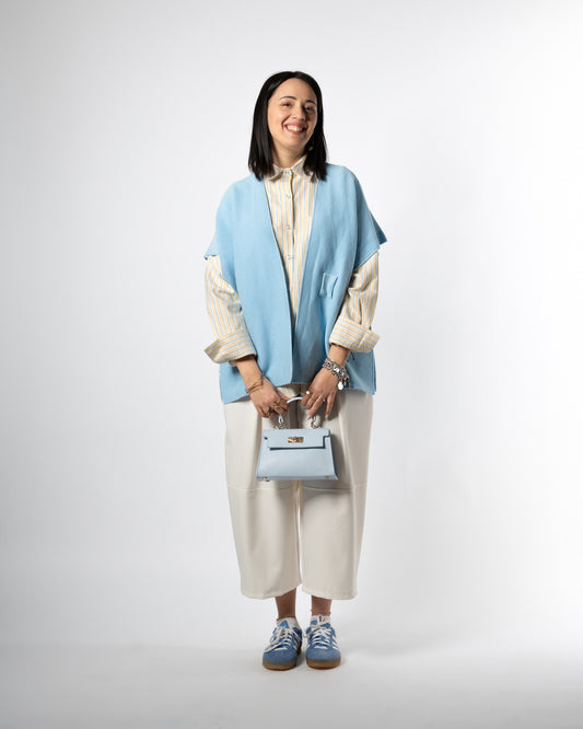 Borsetta celeste baby