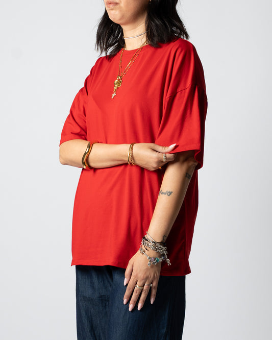 T-shirt cuore rosso