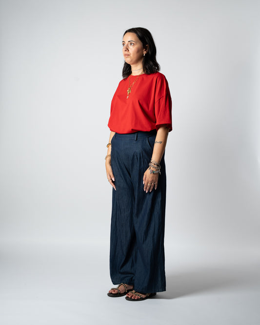 Pantalone tela denim