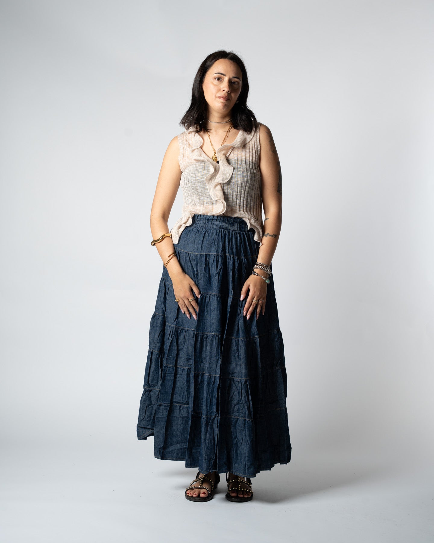 Gonna tela denim