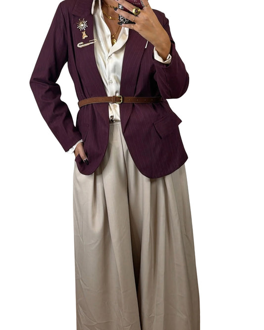 Blazer gessato