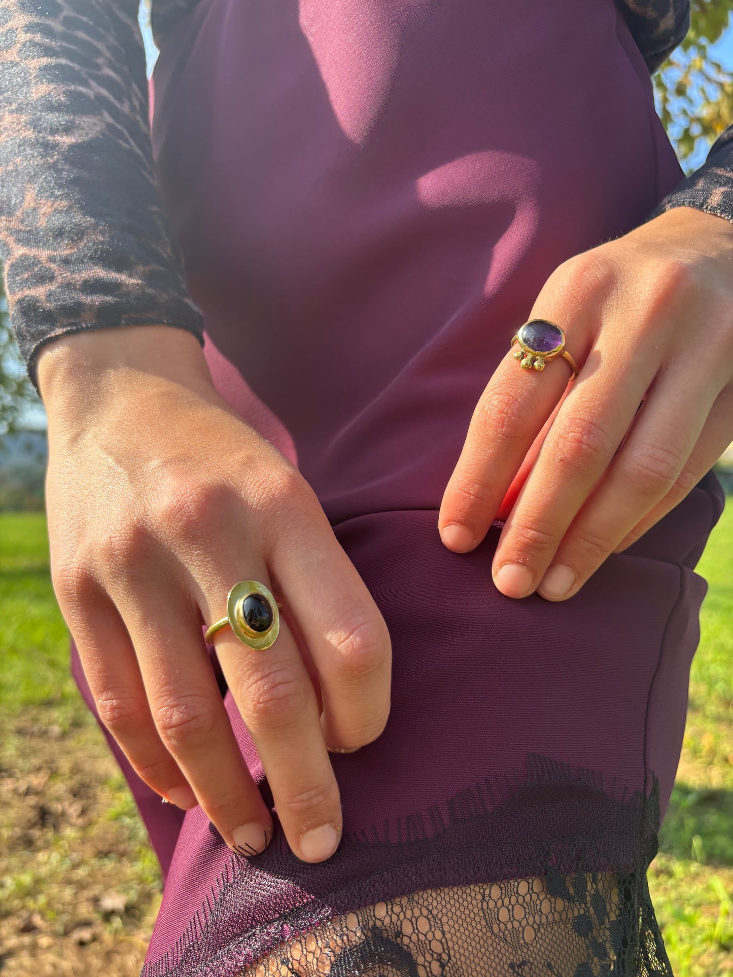 Anello ametista