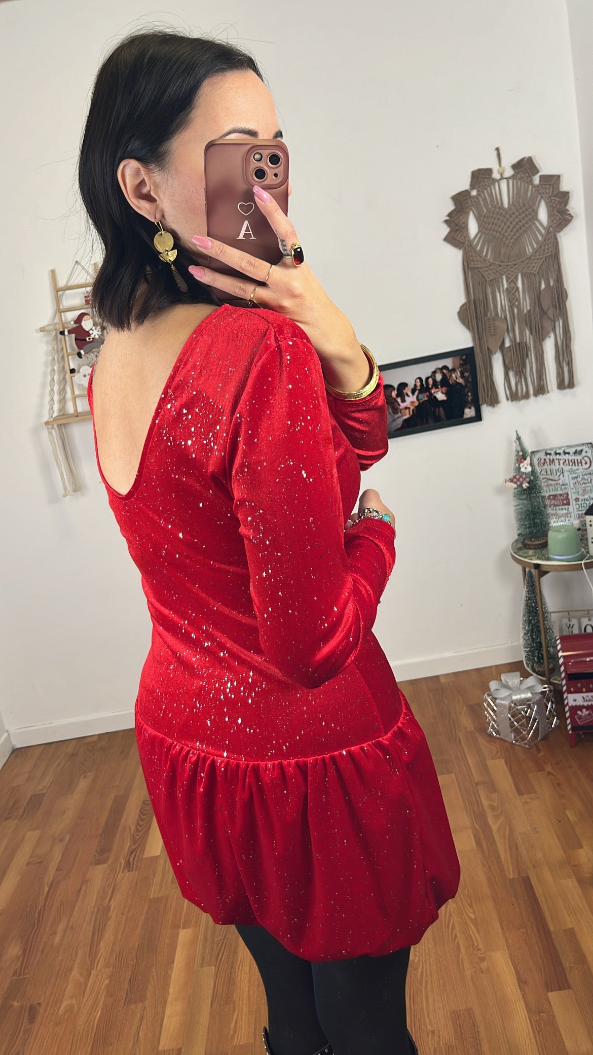 Abito Christmas rosso