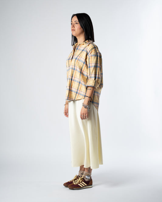 Camicia check giallo