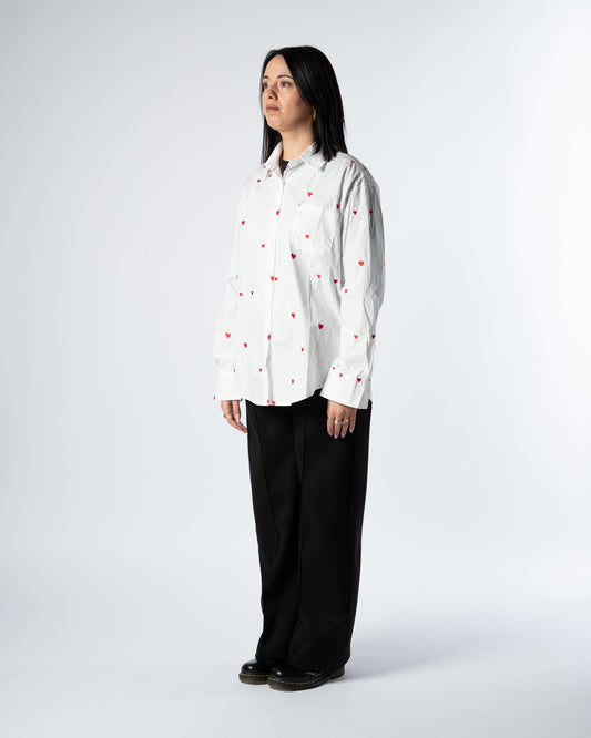 Camicia cuori rossi