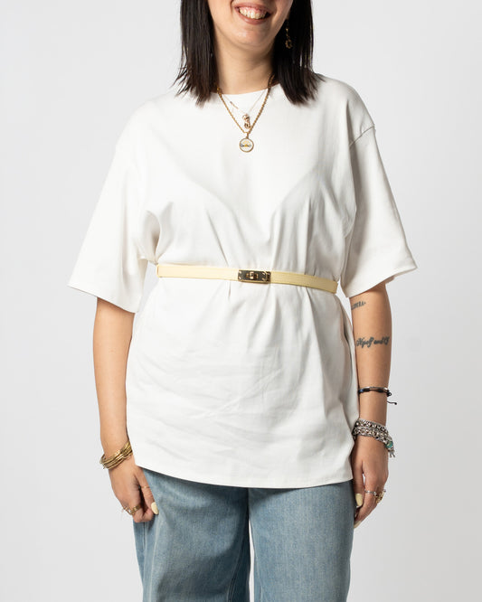 Cintura giallo burro