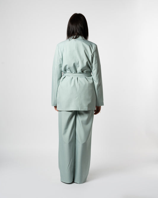 Coordinato verde salvia