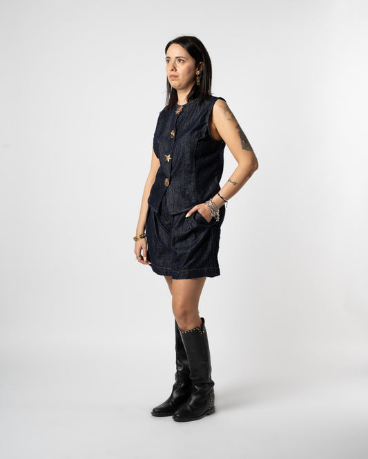 Coordinato denim scuro