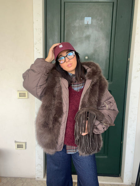 Bomber Alessandra cioccolato