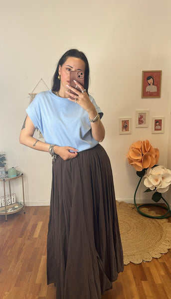 T-shirt basic Celeste