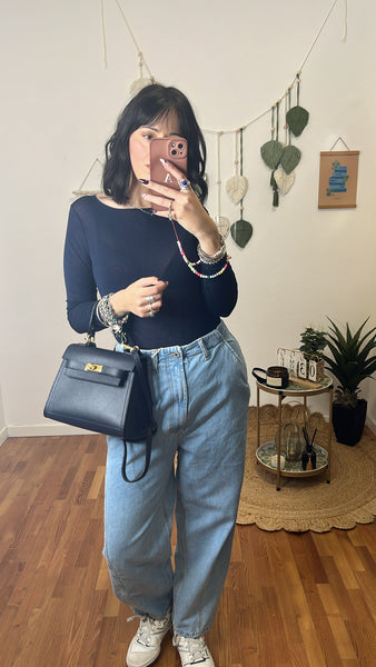 Borsa Kelly blu