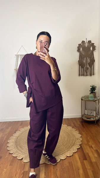 Tuta Penelope burgundy