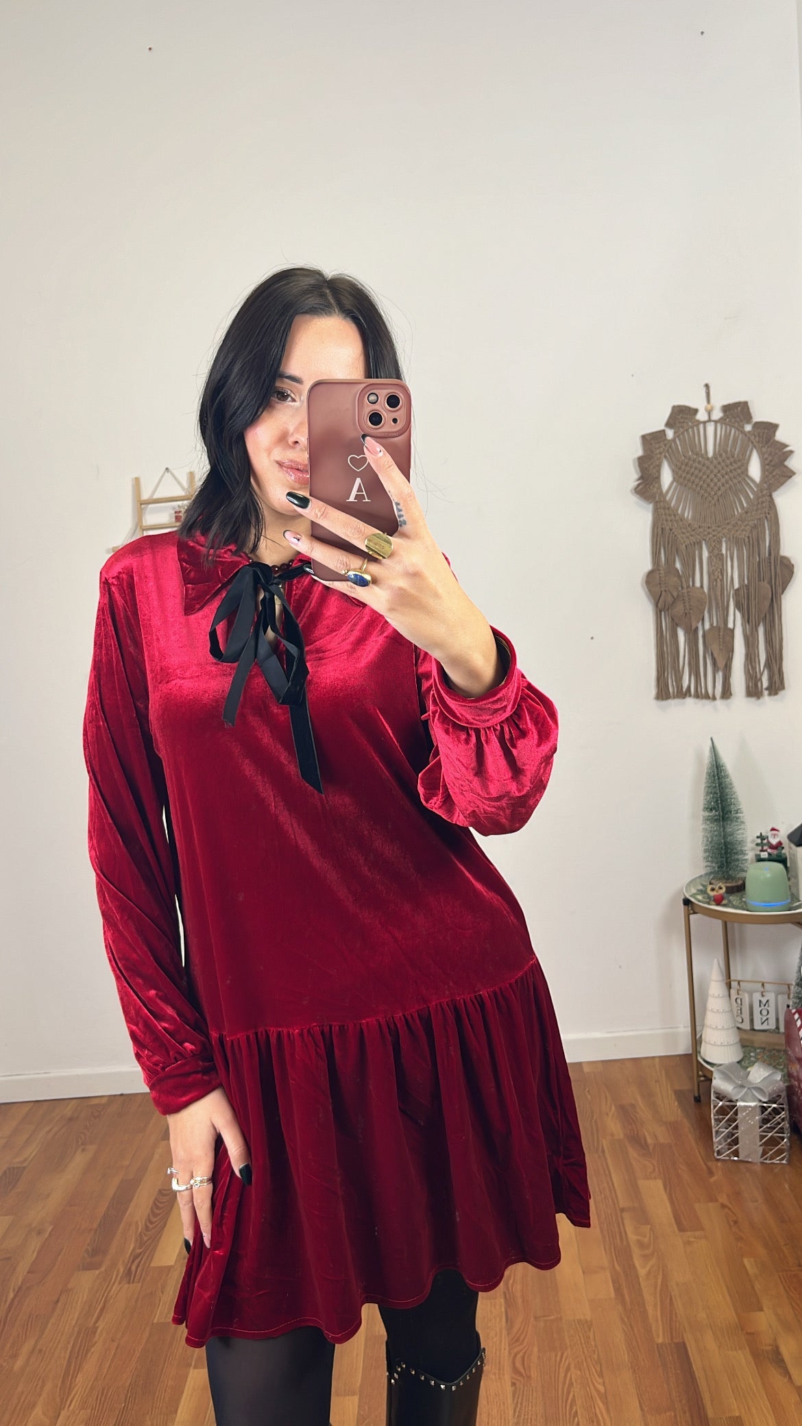 Abito Hannah rosso