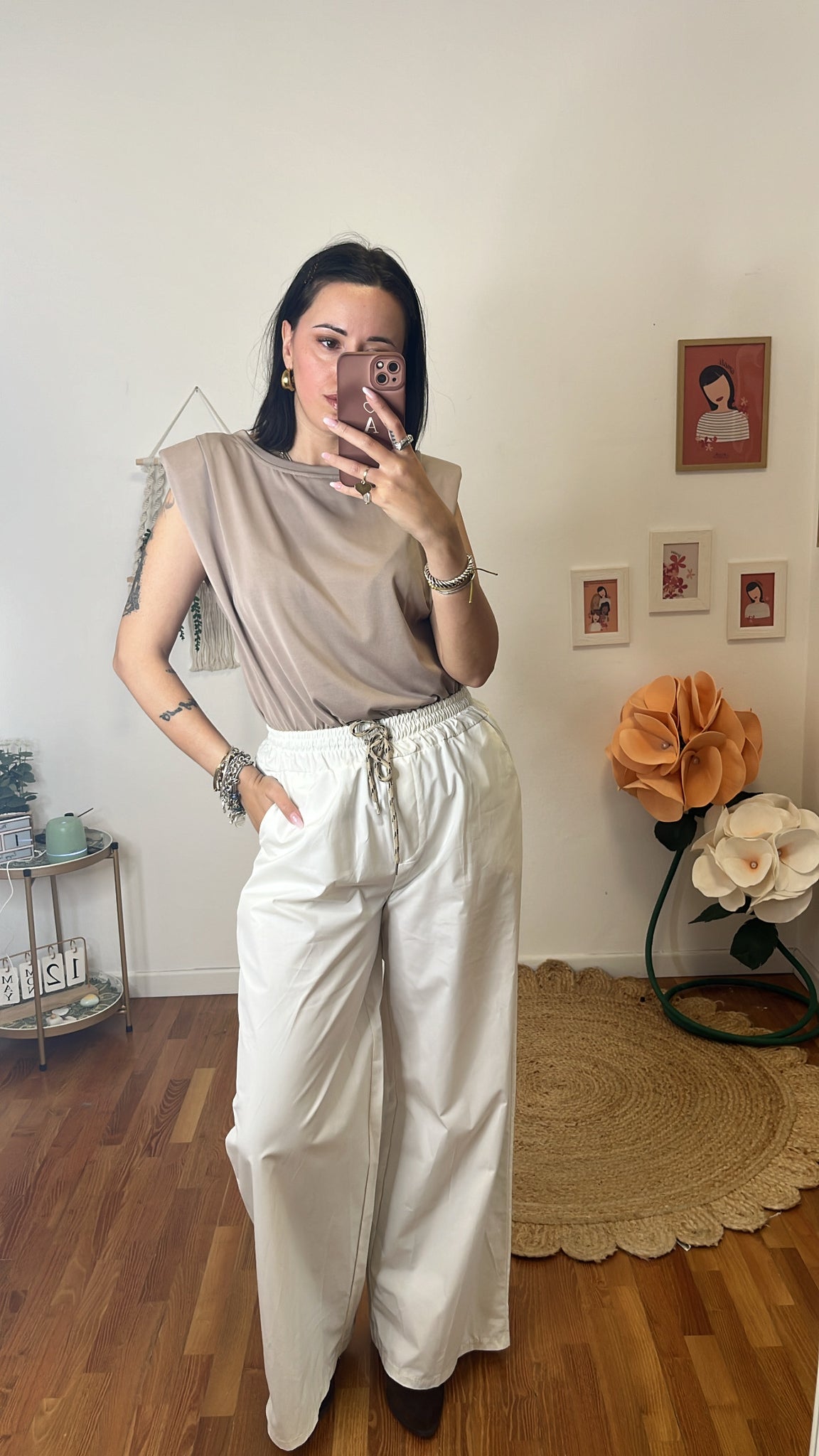 Pantalone Tania panna