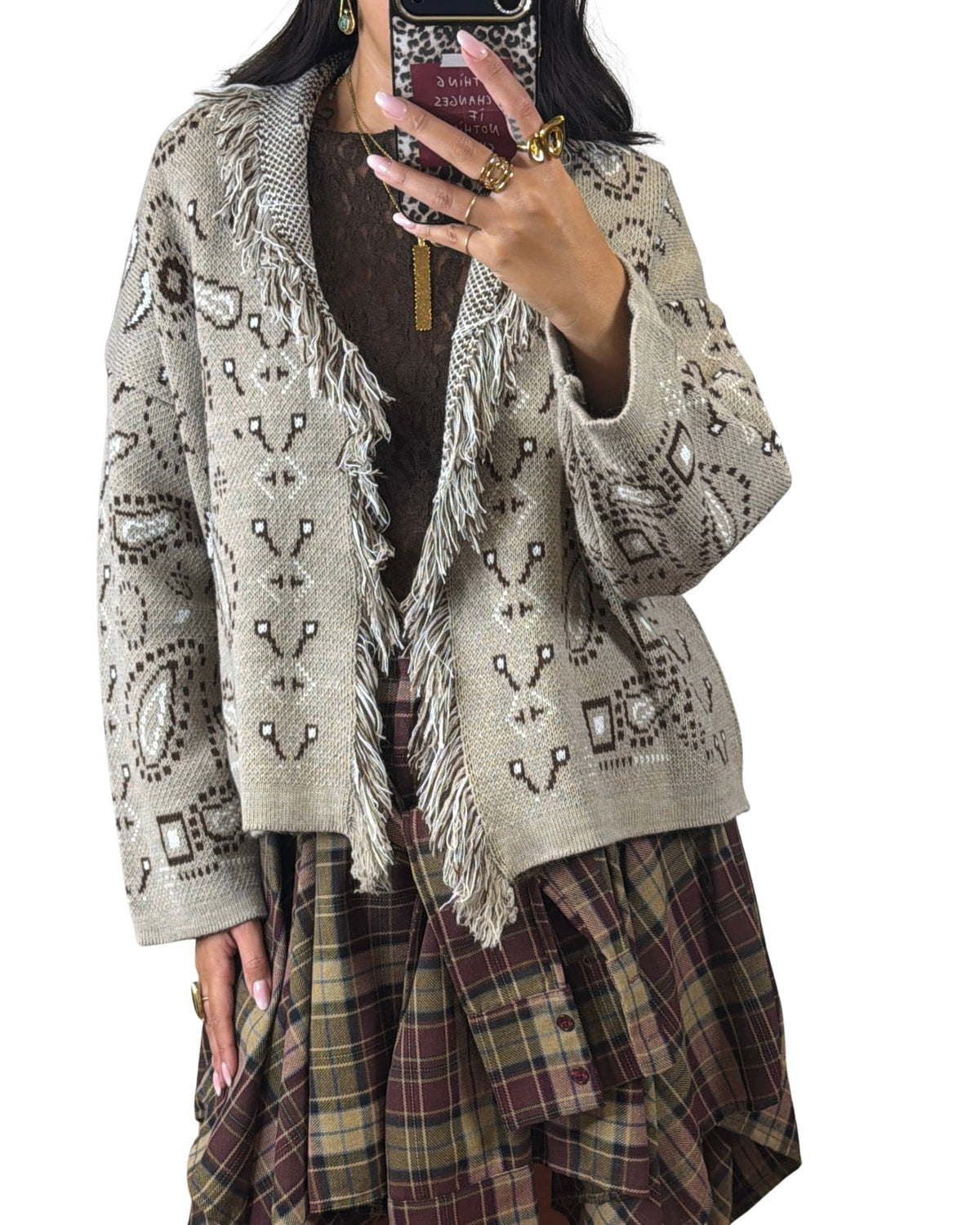 Cardigan beige
