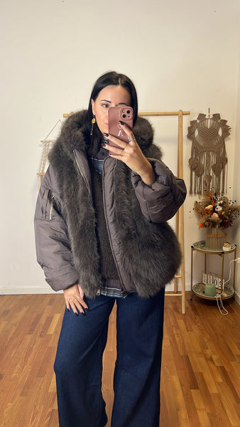 Bomber Alessandra cioccolato