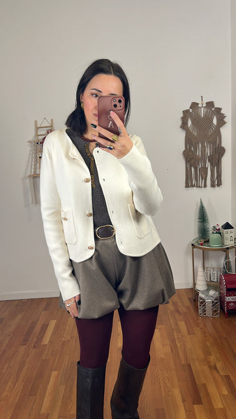 Cardigan Gabry panna