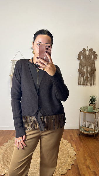 Cardigan Elide caffè