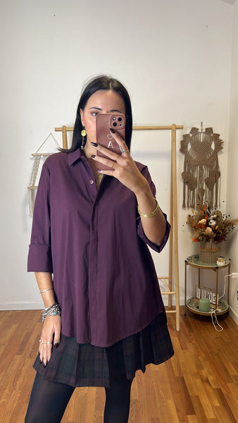 Camicia Linda prugna