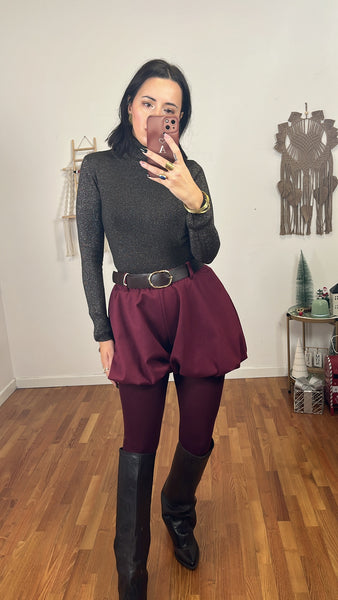 Shorts palloncino magenta