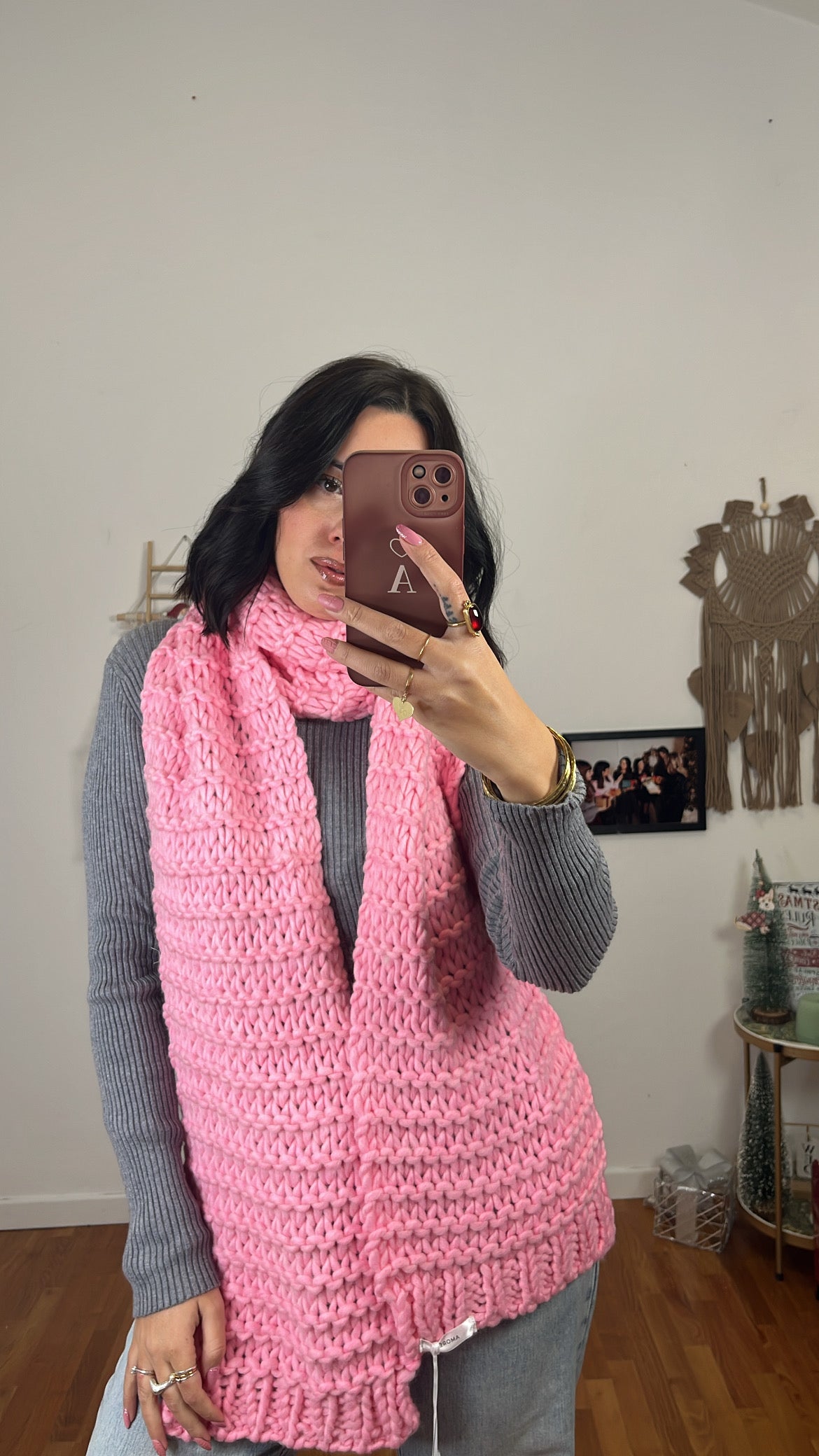 Sciarpa Nadine Rosa
