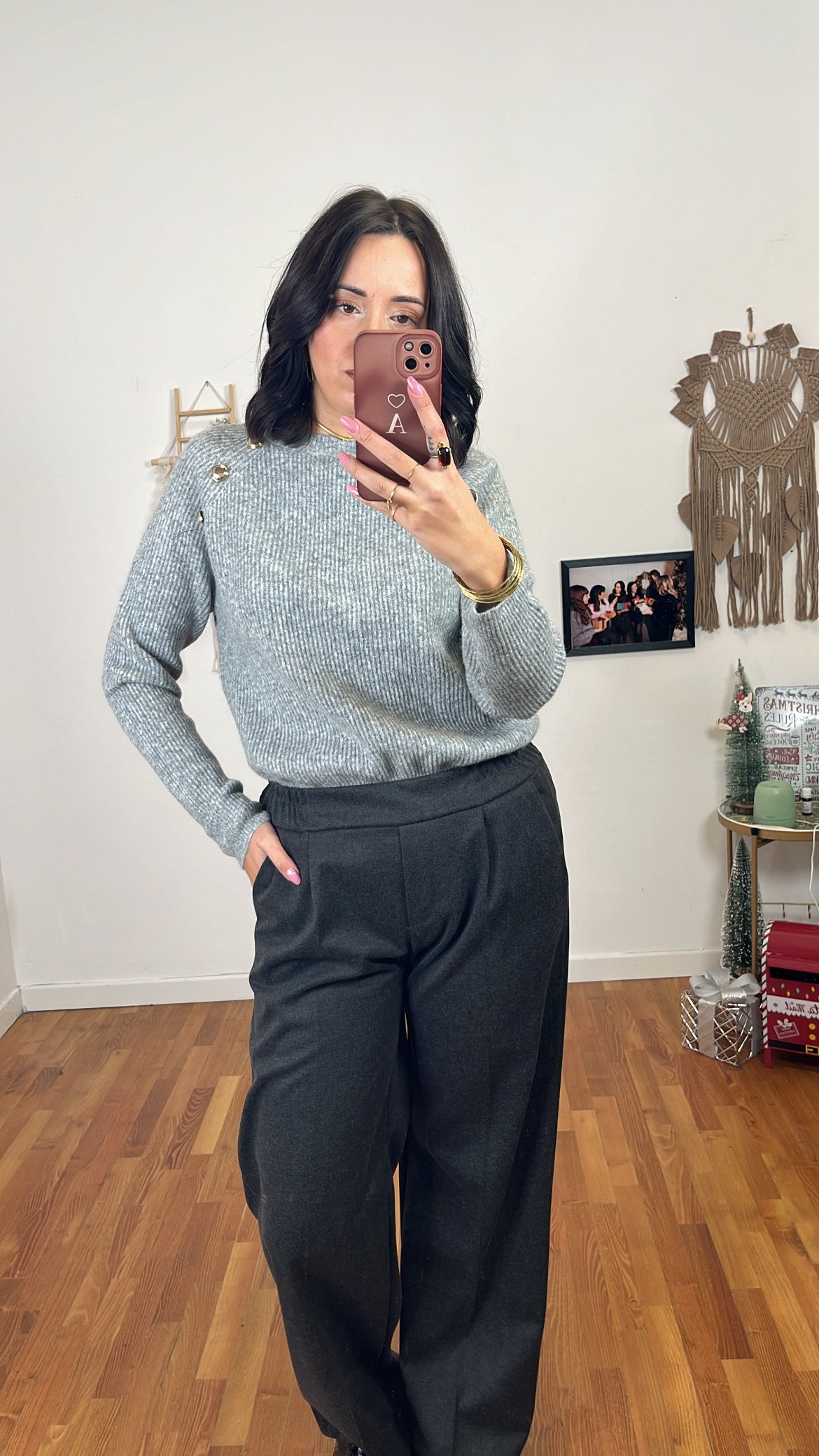 Pantalone Giorgia grigio antracite