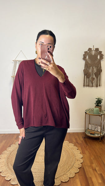 Maglia Ramona Bordeaux