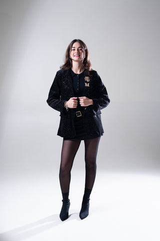 Blazer Moira velluto e lurex