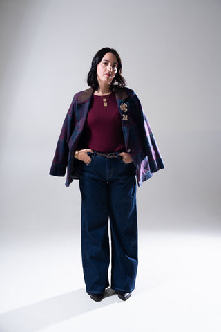 Blazer Moira 4.0 blu burgundy