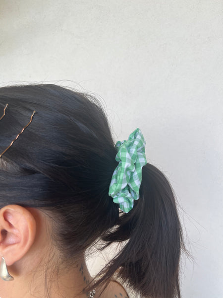 Scrunchies bianco verde