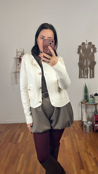 Cardigan Gabry panna