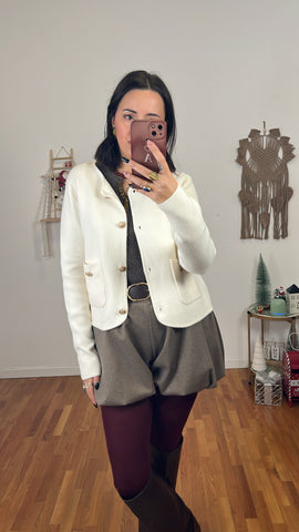 Cardigan Gabry panna