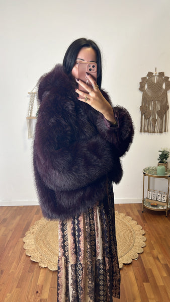 Pelliccia Ambrosia burgundy