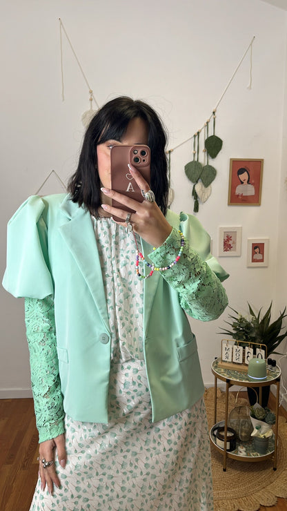 Blazer Anastasia verde menta