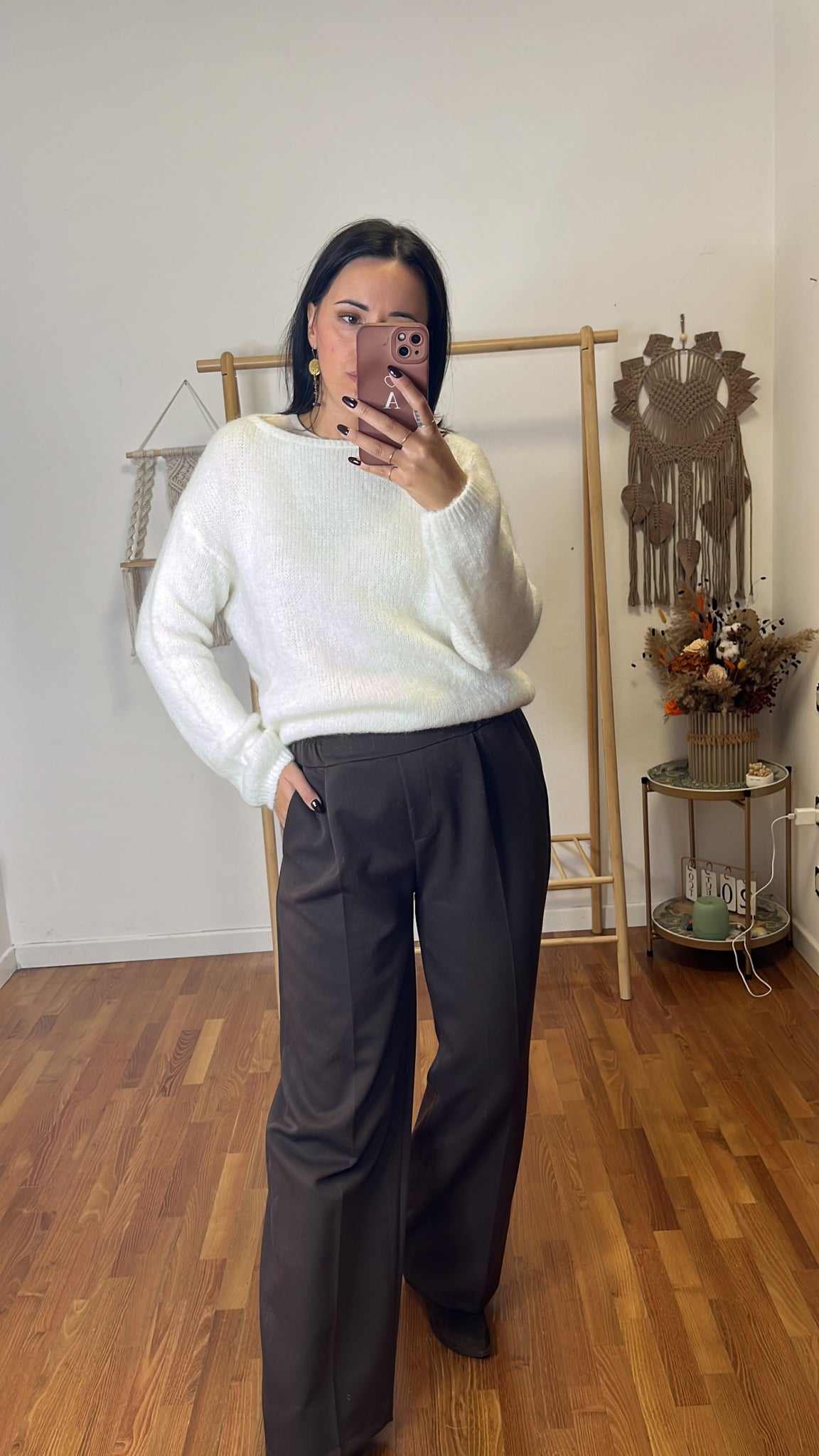 Pantalone Elena cioccolato