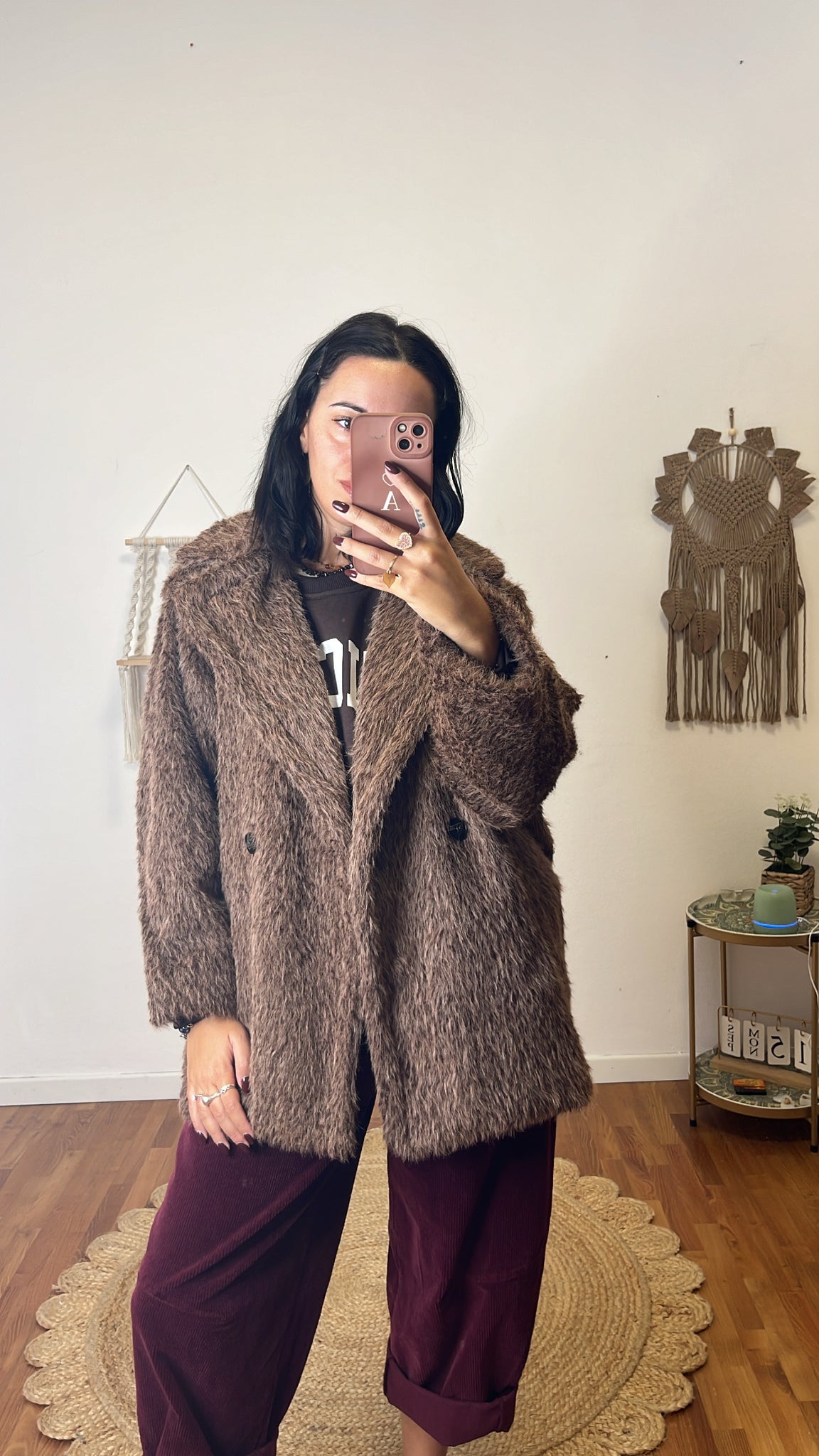 Cappotto Monica marrone