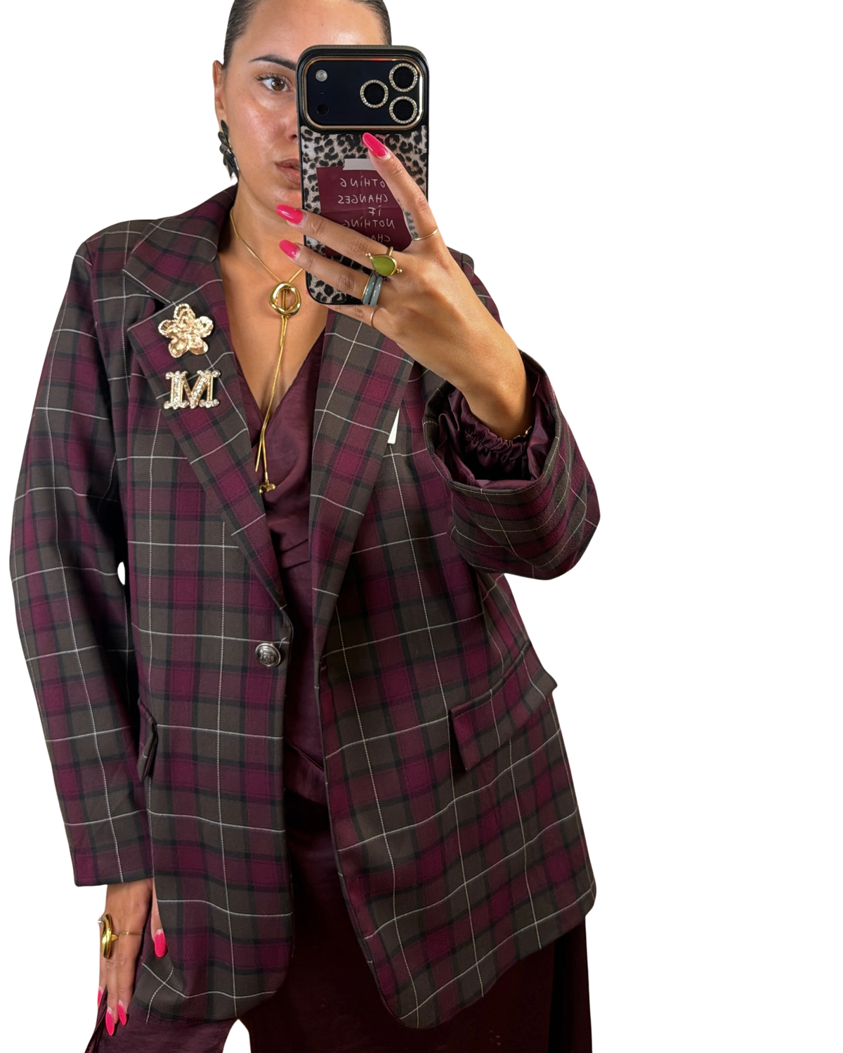 Blazer moira check