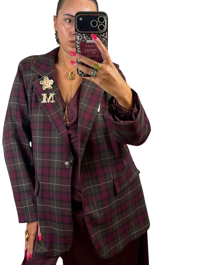 Blazer moira check