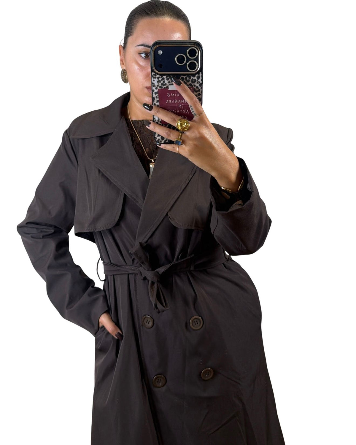Trench cioccolato