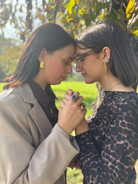 Orecchini “Fiore di loto” small