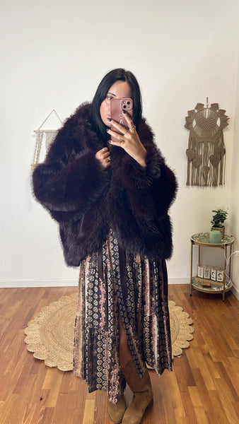 Pelliccia Ambrosia burgundy