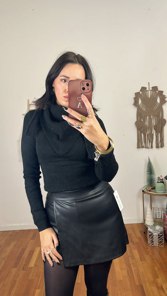 Sciarpa triangolo nero