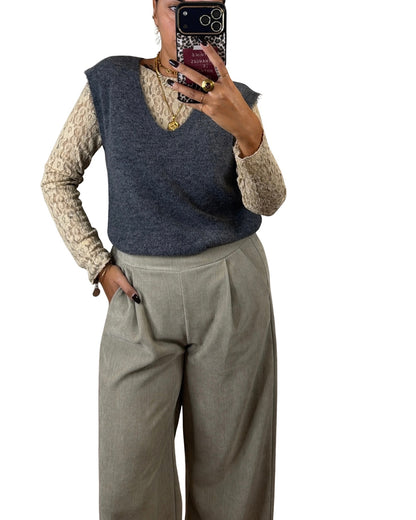 Gilet grigio