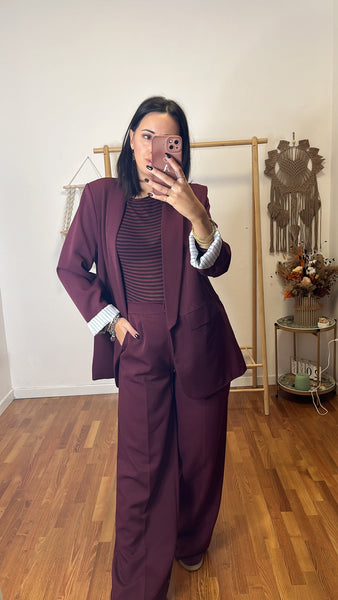 Pantalone Emily burgundy