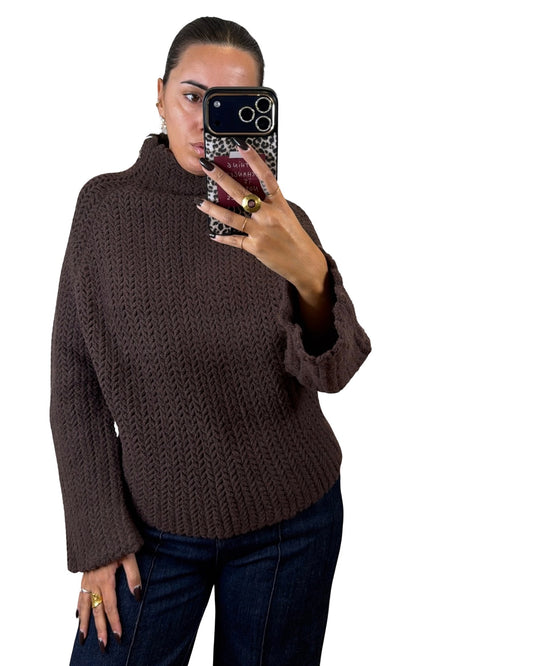 Maglione cioccolato